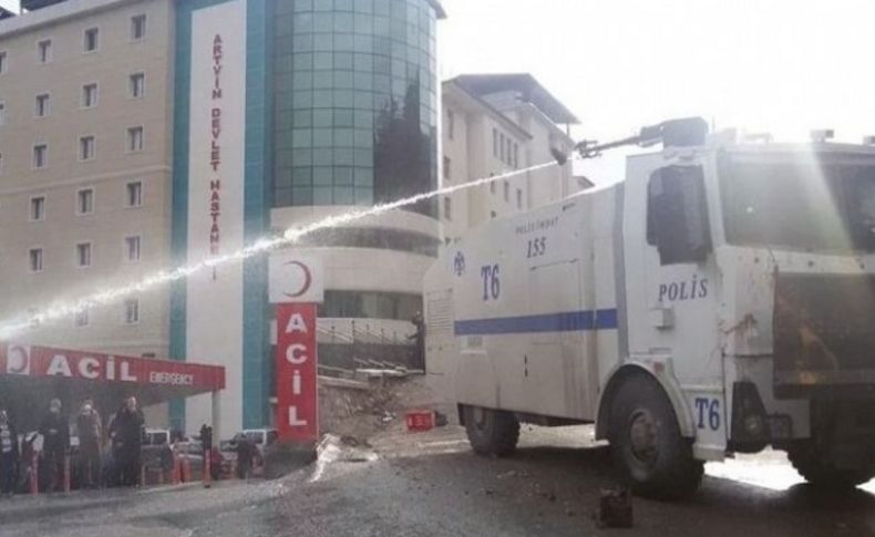 Cerattepe'ye çıkmak isteyenlere polis müdahalesi