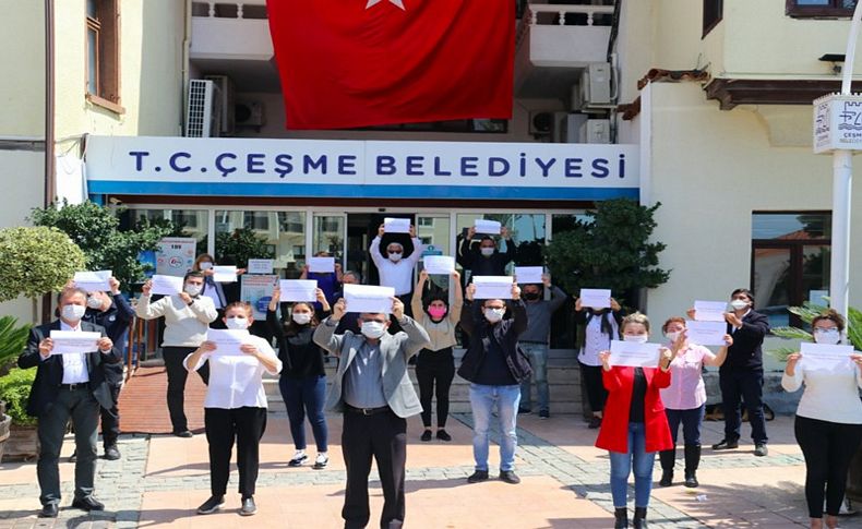 Çeşme Belediyesi personeline Koronavirüs eğitimi...