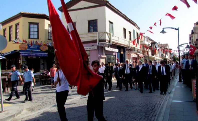 Çeşme'nin kurtuluşunun 94. yılı kutlandı