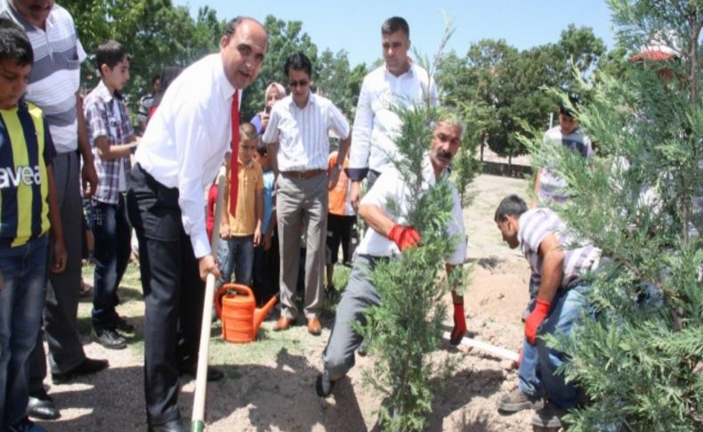 Çevreci öğrencilere ağaç ödülü