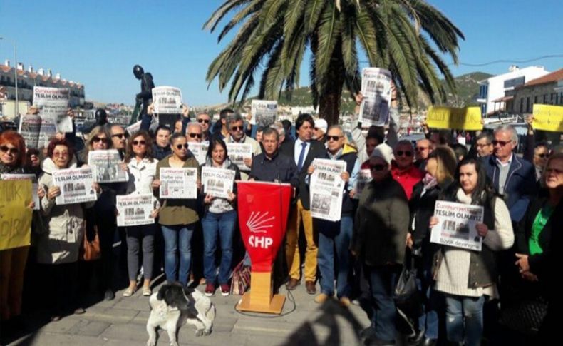 CHP Foça: Cumhuriyet susmaz!