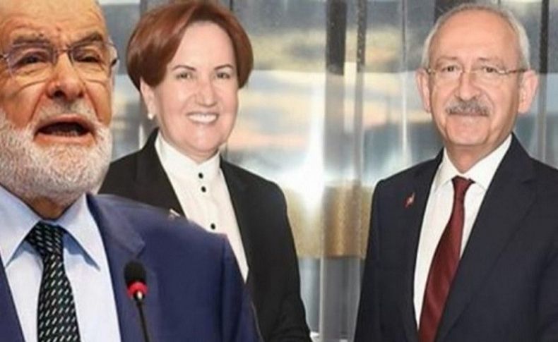 CHP-İYİ Parti-Saadet Partisi görüşüyor