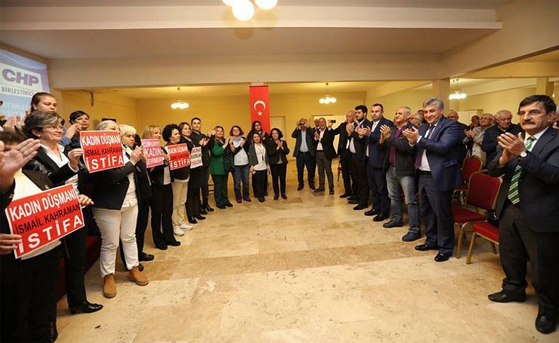 CHP’li kadınlardan TBMM Başkanı’na protesto