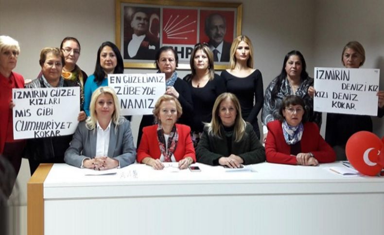 CHP'li kadınlardan Tozlu tepkisi!