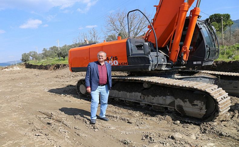 CHP’li Sertel Tire-Belevi yol yapım çalışmalarını yerinde inceledi