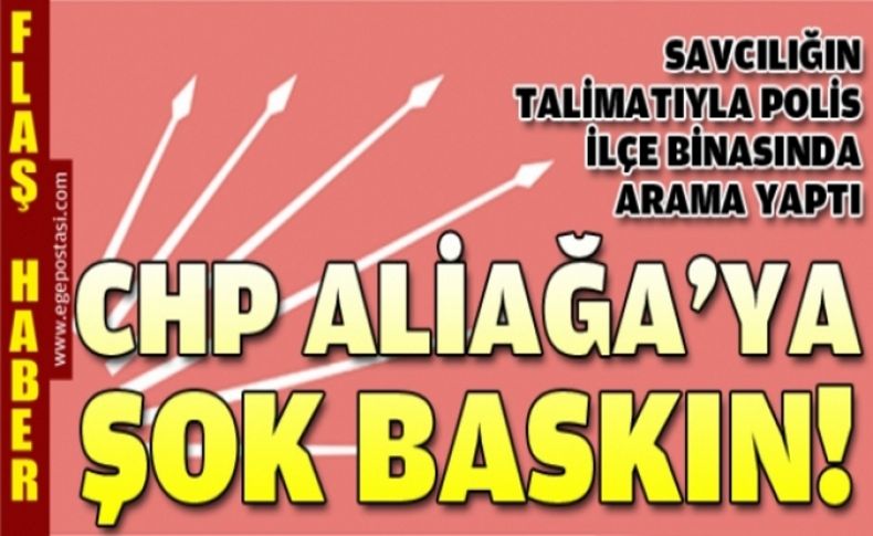 CHP Aliağa'da şantaj suçlaması