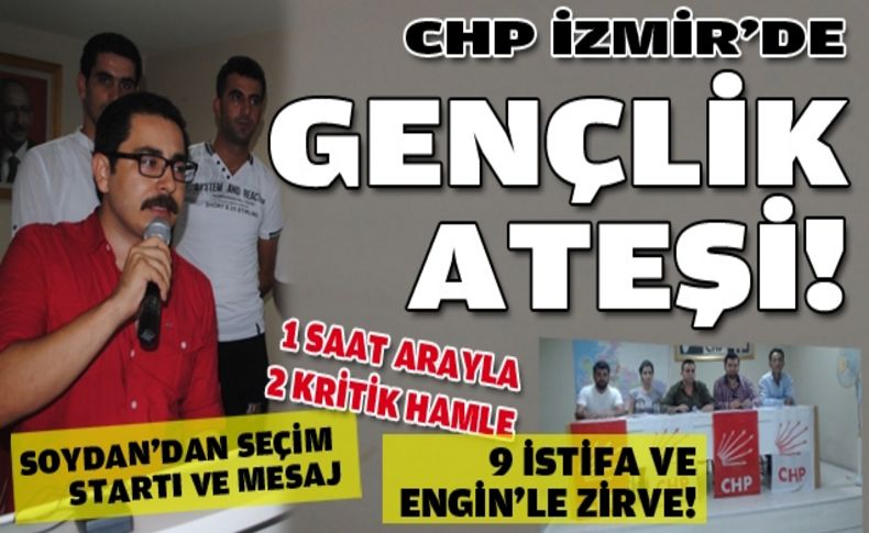 CHP İl Gençlik Örgütü'nde hareketli saatler!