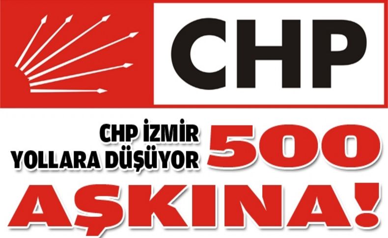 CHP İzmir yollara düşüyor!