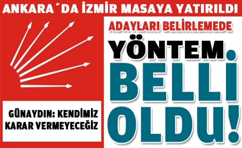 CHP İzmir'de aday belirleme için yöntem şekillendi!