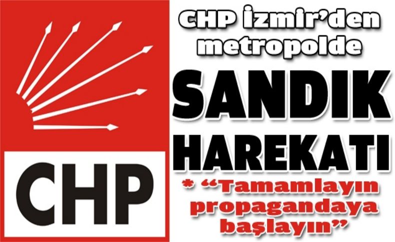 CHP İzmir'de metropolde sandık alarmı!