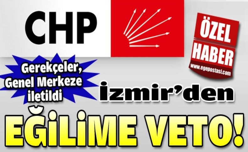 CHP İzmir'den eğilime veto!