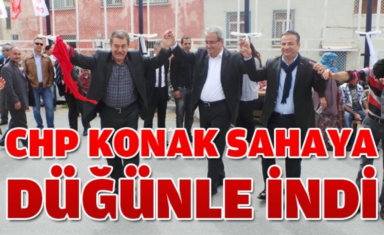 CHP Konak mutluluklarına ortak oldu