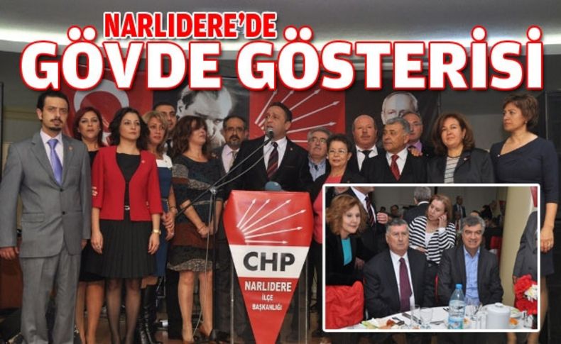 CHP Narlıdere'de gövde gösterisi