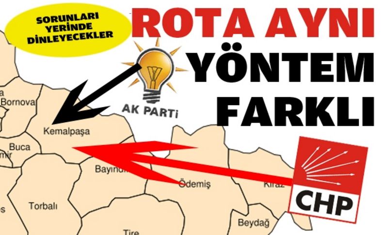 CHP ve AK Parti'de rota Kemalpaşa