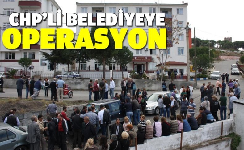 CHP'li Ayvalık Belediye'sine şok operasyon!