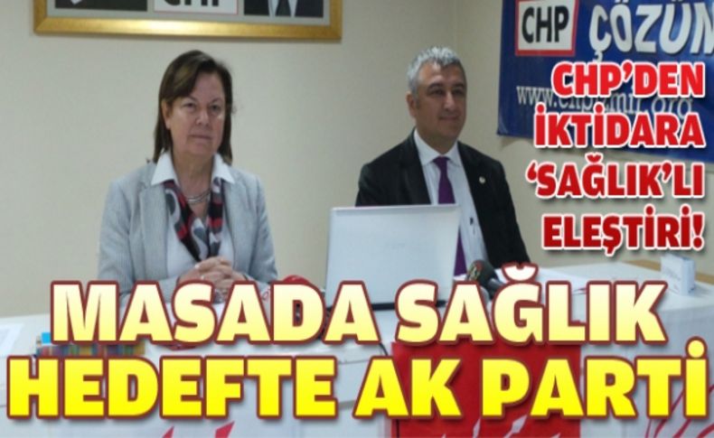 CHP'li Güven ve Rodoplu, hükümetin sağlık politikalarını yerden yere vurdu