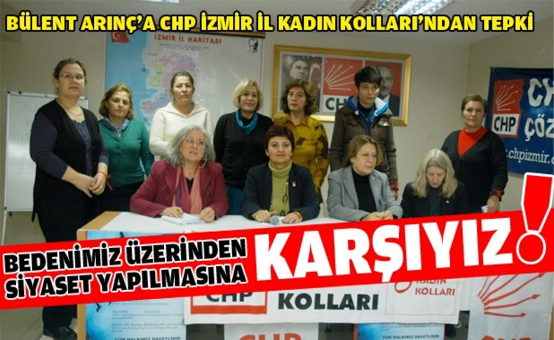 CHP'li kadınlar Nazlıaka'nın arkasında