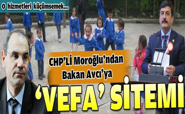 CHP’li Moroğlu “Vefa”sız müdürü sordu