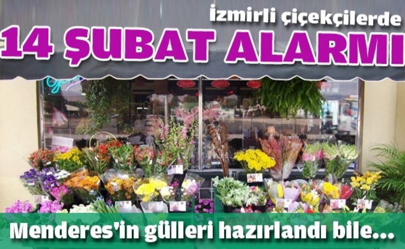 Çiçekçiler Sevgiler Günü’ne hazır