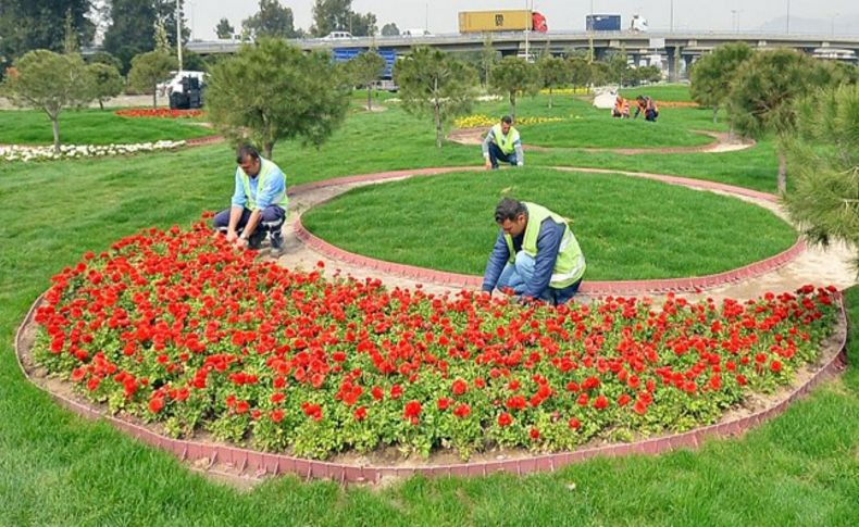 İzmir çiçek açtı