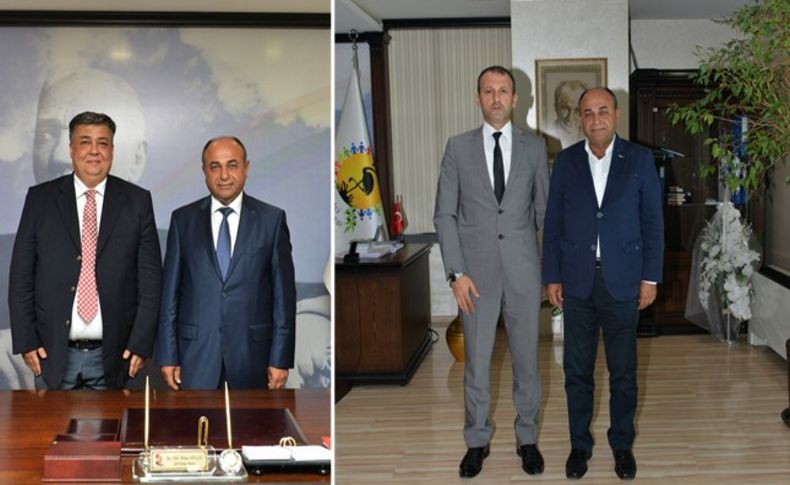 Kaymakam ve emniyet müdüründen Başkan Arslan'a ziyaret