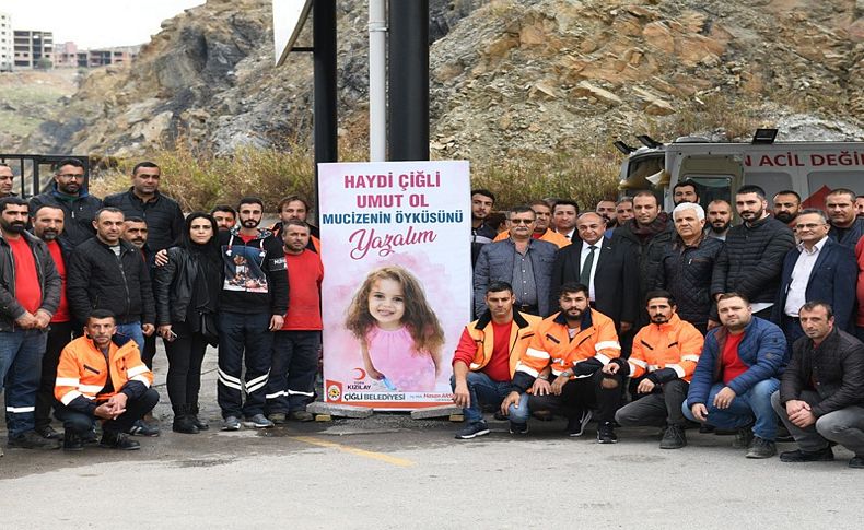 Çiğli Belediyesi çalışanları Öykü için kan verdi