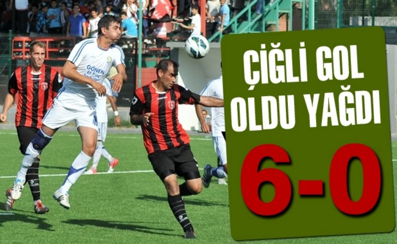 Çiğli Belediye gol oldu yağdı