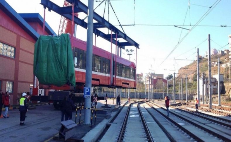 Çin’den getirilen tramvayın test sürüşüne başlanacak