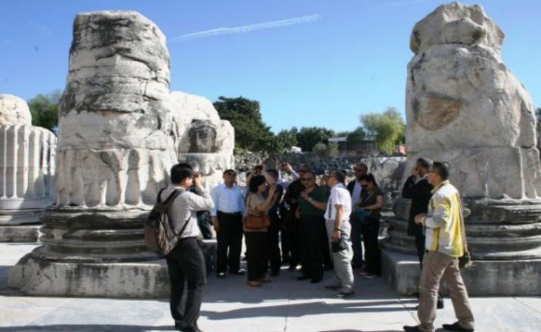 Çinli askerlerden didim ziyareti