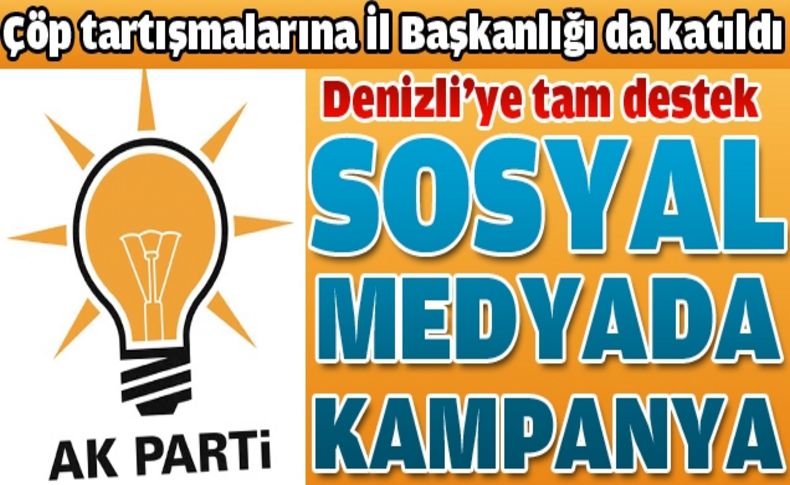 Çöp tartışmalarına AK Parti İzmir İl Başkanlığı da katıldı