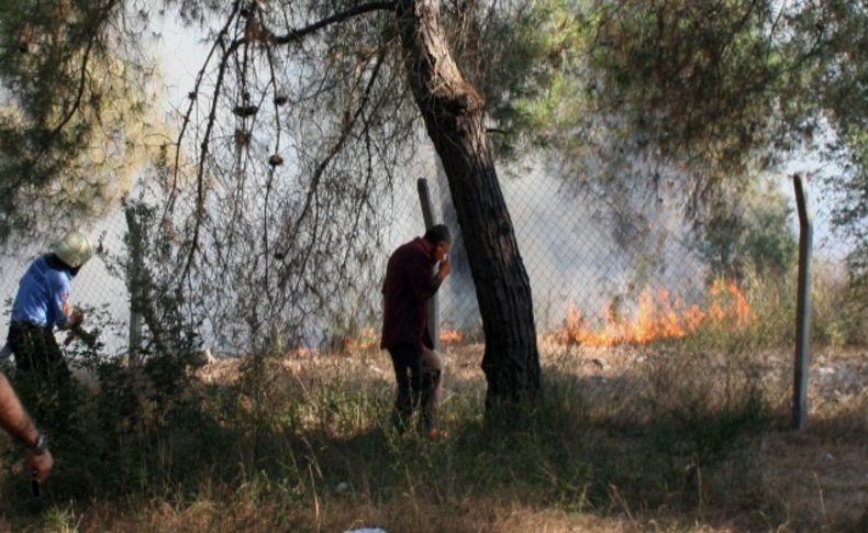 ÇÜ kampüsündeki yangın kontrol altına alındı (2)