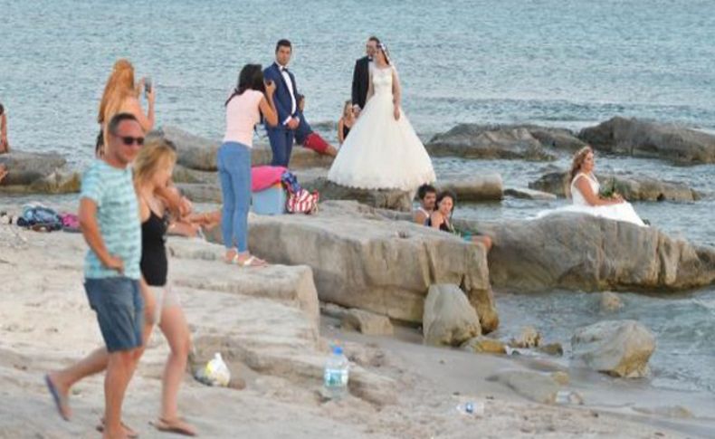 Delikli Koy, gelin- damat fotoğraflarına doğal fon