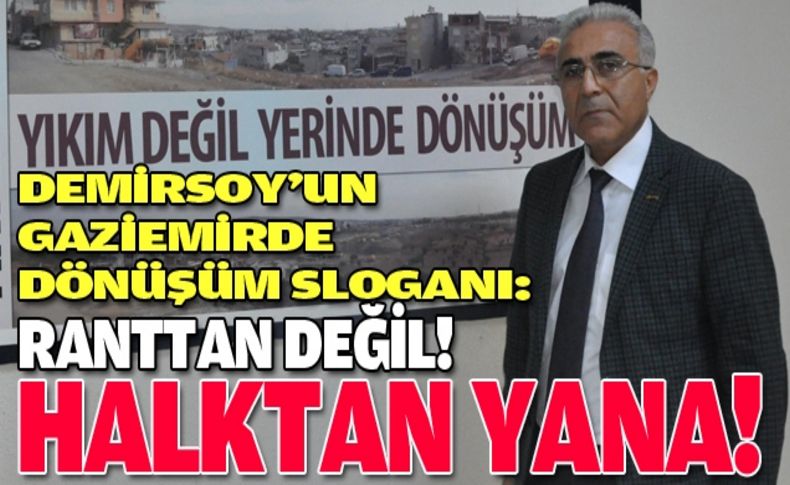 Demirsoy: kimse arsasını satmasın