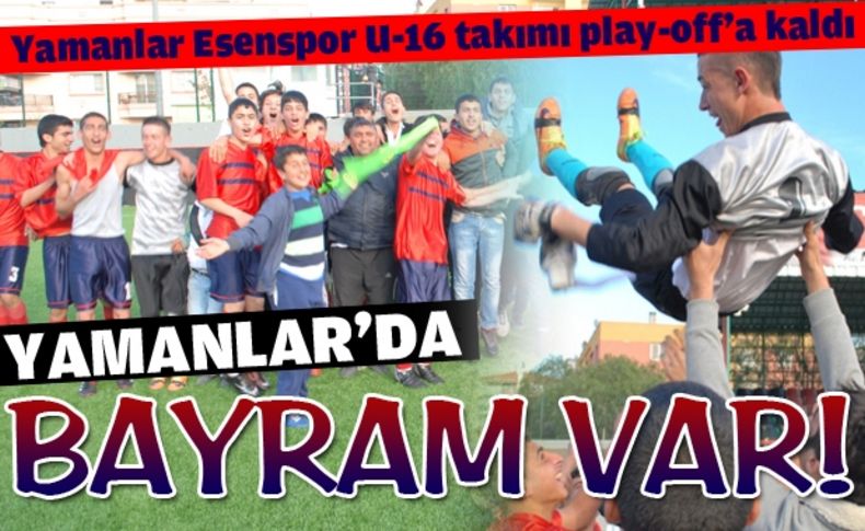 Derbiyi Yamanlar Esenspor kazandı, adını play- off'a yazdırdı