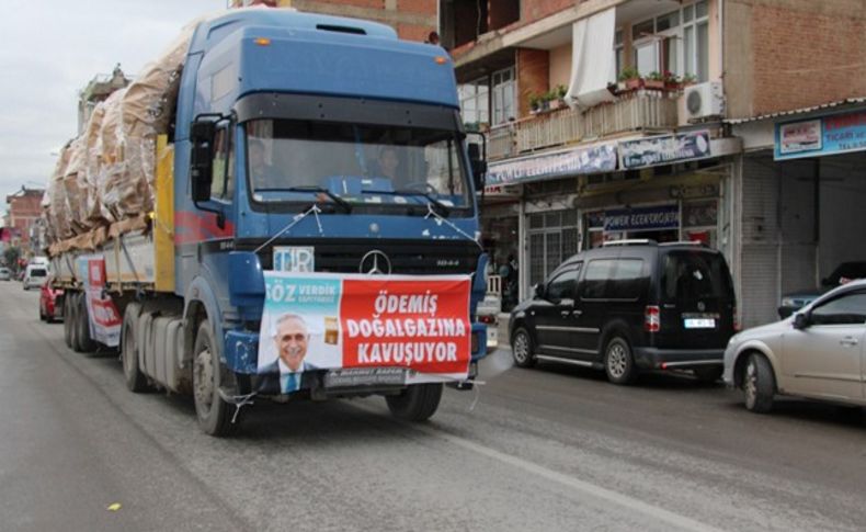 Ödemiş'te doğalgaz için hazırlıklar başladı