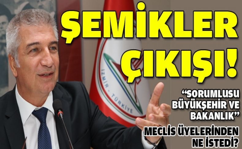 Durak'tan Şemikler çıkışı: Sorumlusu Büyükşehir ve Bakanlık