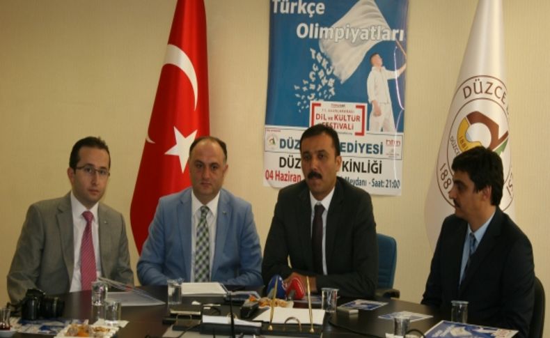 Düzce ilk defa Türkçe Olimpiyatları'na ev sahipliği yapıyor