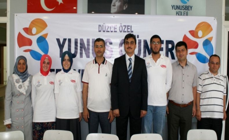 Düzce LYS şampiyonları Yunus Güner Fen ve Anadolu Lisesi'nden