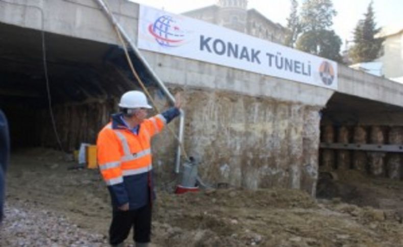 Konak tünelleri sona yaklaşıyor