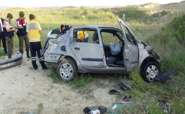 Edirne'de trafik kazası: 2 ölü, 1 yaralı