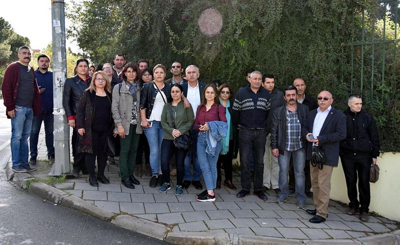 Ege Üniversitesi'nde işçi eylemi