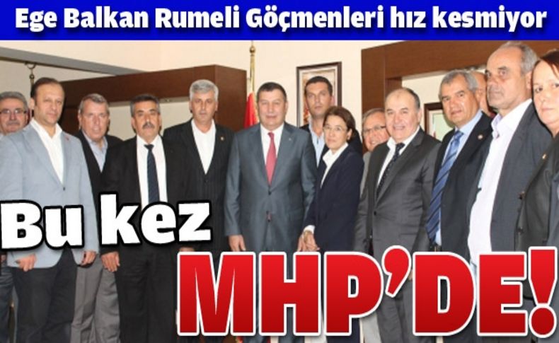 Ege Balkan Rumeli Göçmenleri Platformu MHP’yi ziyaret etti
