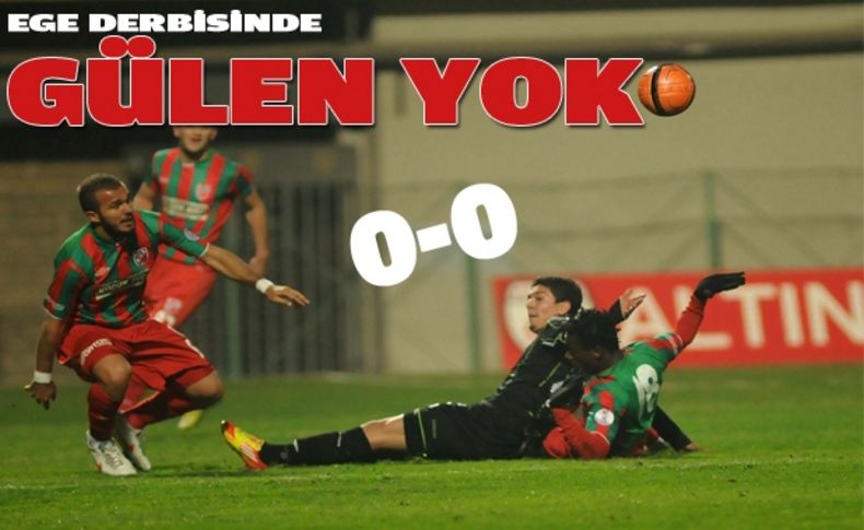 Ege derbisi berabere bitti: Karşıyaka 0-0 Denizlispor