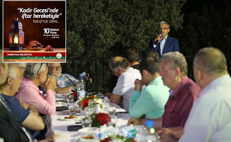 En kalabalık iftar Kadir Gecesi’nde