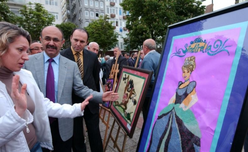 Engelliler açtıkları sergi ile engel tanımadıklarını ortaya koydu