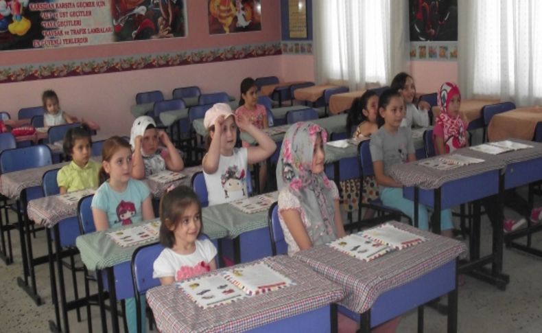 Erbaa Kız Kur'an Kursu öğrencilerine trafik eğitimi