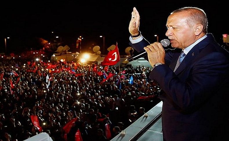 Erdoğan başkanlığını ilan etti