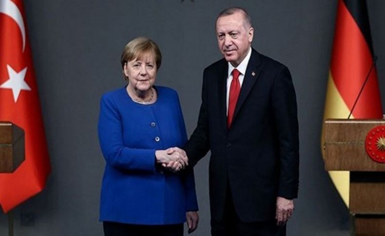 Erdoğan, Merkel ile Doğu Akdeniz'i görüştü