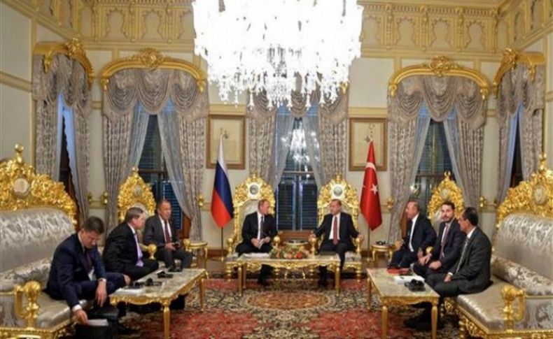 Erdoğan ve Putin Mabeyn Köşkü'nde görüştü