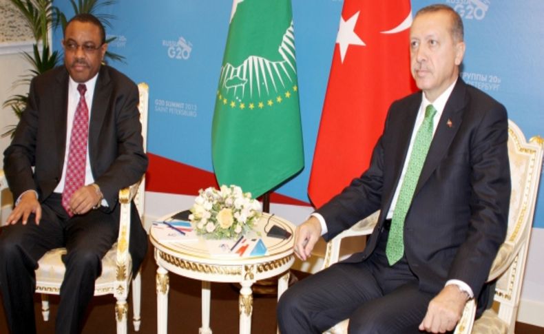 Erdoğan, Etyopya Başbakanı Desalegn ile görüştü